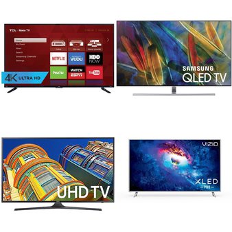 10 Pcs – LED/LCD TVs (46″ – 55″) – Refurbished (GRADE C) – TCL, Samsung, HITACHI, VIZIO