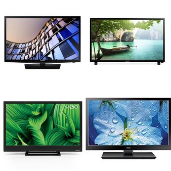 10 Pcs – LED/LCD TVs (19″ – 24″) – Refurbished (GRADE C) – VIZIO, Samsung, Philips, RCA
