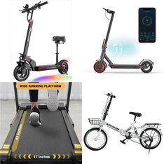 Pallet - 10 Pcs - Exercise & Fitness, Powered, Unsorted, Cycling & Bicycles - Customer Returns - MARNUR, EVERCROSS, Arvakor, TOPVISION