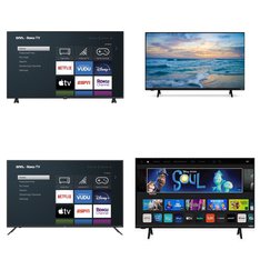 3 Pallets – 94 Pcs – LED/LCD TVs – Refurbished (GRADE A, GRADE B) – Onn, VIZIO