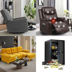 Pallet - 7 Pcs - Living Room, Unsorted, Safes, Office - Customer Returns - Comhoma, Harkawon, INGALIK, SRWTRCHRY