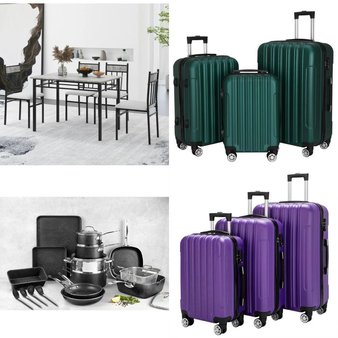 Pallet – 11 Pcs – Unsorted, Luggage, Dining Room & Kitchen, Kitchen & Dining – Customer Returns – Zimtown, Costway, GRANITESTONE, Ktaxon