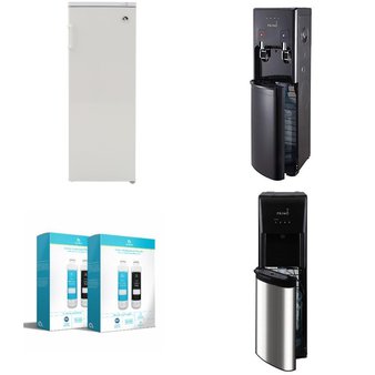 Pallet – 9 Pcs – Bar Refrigerators & Water Coolers, Humidifiers / De-Humidifiers, Freezers, Accessories – Customer Returns – Primo, HoMedics, CURTIS INTERNATIONAL LTD, Avalon