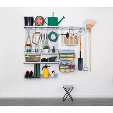 6 Pallets - 54 Pcs - Storage & Organization - Sam's Club Brand New - Overstock - Haus - 820909180517 - HAUS 18014 59-Piece Quick-Release Snap Rail Garage Organization System Kit