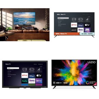 Flash Sale! 6 Pcs – LED/LCD TVs (48″ – 85″) – Refurbished (GRADE A, GRADE B) – VIZIO, LG, Philips, Element Electronics