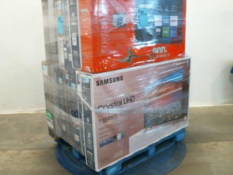 Pallet – 12 Pcs – TVs – Open Box (Tested Working) – Samsung, TCL, LG, HITACHI