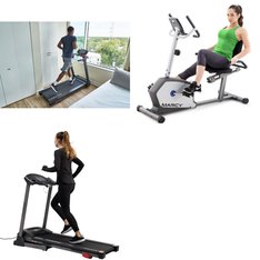 Pallet - 3 Pcs - Exercise & Fitness - Customer Returns - Sunny Health & Fitness, Impex, ECHELON