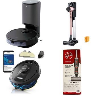 Pallet – 19 Pcs – Vacuums – Customer Returns – Hart, Hoover, Shark, Ecovacs Robotics