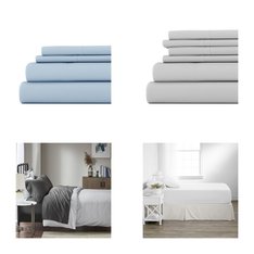 6 Pallets - 3241 Pcs - Curtains & Window Coverings, Decor, Bath, Sheets, Pillowcases & Bed Skirts - Mixed Conditions - Sun Zero, Madison Park, Eclipse, No 918