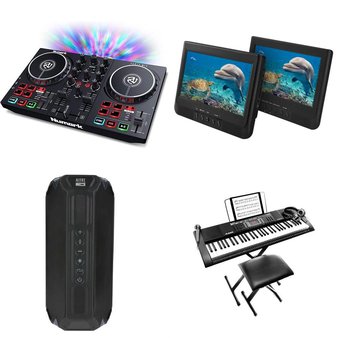 Pallet – 22 Pcs – Speakers, Accessories, Powered, Portable Speakers – Customer Returns – Philips, Govee, inMusic Brands, Onn