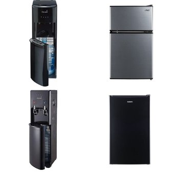 Pallet – 10 Pcs – Bar Refrigerators & Water Coolers, Refrigerators, Freezers – Customer Returns – Primo, HISENSE, Galanz, Primo Water