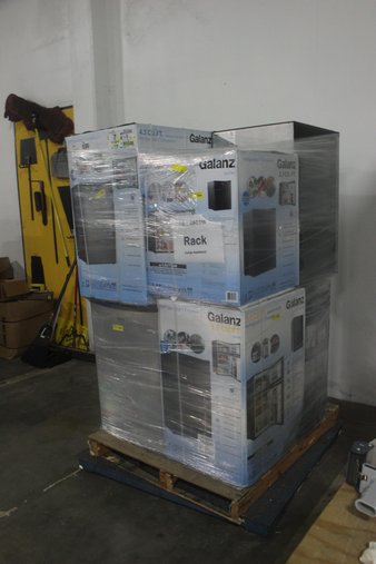 Special! Truckload – 26 Pallets – 221 Pcs – Bar Refrigerators & Water Coolers – Customer Returns – Galanz, DeLonghi