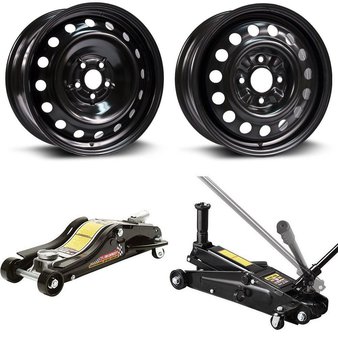 Pallet – 19 Pc(s) – Tires, Hand, Automotive Accessories, Generators – Customer Returns – RTX, Torin Jack