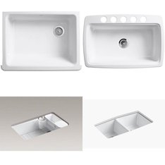 Pallet - 9 Pcs - Hardware, Kitchen & Bath Fixtures - Customer Returns - Kohler, Blanco, ELKAY