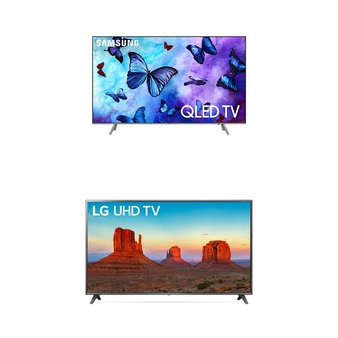 2 Pcs – LED/LCD TVs (70″ – 75″) – Refurbished (GRADE A, GRADE B) – LG, Samsung