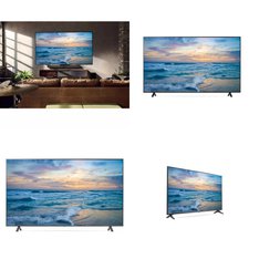 3 Pallets – 17 Pcs – LED/LCD TVs – Refurbished (GRADE A, GRADE B) – TCL, LG, Onn