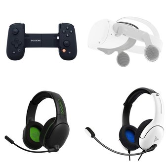 Case Pack – 25 Pcs – Nintendo, Audio Headsets, Other, Virtual Reality Headsets – Customer Returns – Humble Games, PDP, BackBone, Logitech