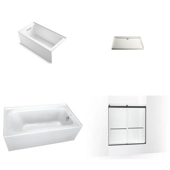 Pallet – 4 Pcs – Kitchen & Bath Fixtures, Hardware – Customer Returns – Kohler, ProFlo, KOHLER CO