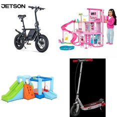 Pallet - 18 Pcs - Powered, Cycling & Bicycles, Outdoor Sports, Dolls - Customer Returns - Razor, Jetson, Razor Power Core, Bestway