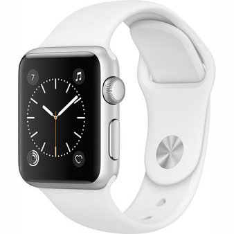 5 Pcs – Apple Watch Gen 2 Series 2 38mm Silver Aluminum – White Sport Band MNNW2LL/A – Refurbished (GRADE A)