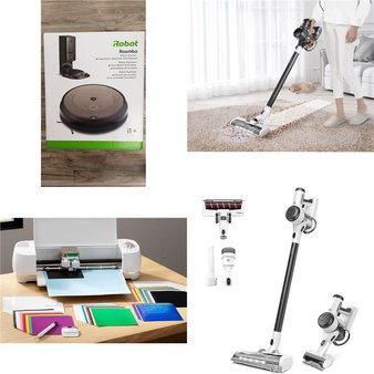 Pallet – 46 Pcs – Vacuums – Damaged / Missing Parts / Tested NOT WORKING – Tineco, EverStart, Shark, iRobot