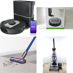 Pallet - 17 Pcs - Vacuums - Damaged / Missing Parts / Tested NOT WORKING - Bissell, Dyson, Tineco, iRobot Roomba