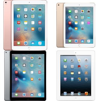 74 Pcs – Apple iPads – Refurbished (GRADE C) – Models: 3A857LL/A, 3A553LL/A, 3A141LL/A, 3A335LL/A – Tablets