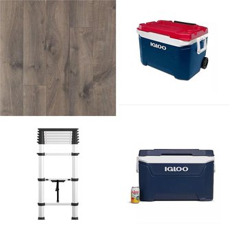 Pallet – 30 Pcs – Hardware, Camping & Hiking, Unsorted, Bath – Customer Returns – Select Surfaces, Igloo, Cosco, Coleman