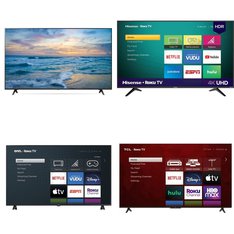 1 Pallet - 9 Pcs - LED & LCD - Damaged / Missing Parts / Tested NOT WORKING - Onn, LG, TCL, VIZIO