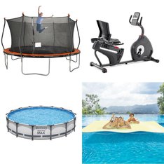 2 Pallets - 17 Pcs - Trampolines, Pools & Water Fun, Exercise & Fitness, Mattresses - Overstock - Bounce Pro, Bestway, Nautilus