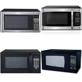 Pallet – 17 Pcs – Microwaves – Customer Returns – Hamilton Beach, Rival, SHARP, Oster