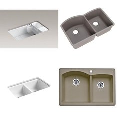 Pallet - 8 Pcs - Hardware, Kitchen & Bath Fixtures - Customer Returns - Kohler, Blanco, ELKAY