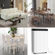 Pallet - 14 Pcs - Living Room, Humidifiers / De-Humidifiers, Dining Room & Kitchen, Bedroom - Customer Returns - Ktaxon, Hommpa, SEGMART, Homfa