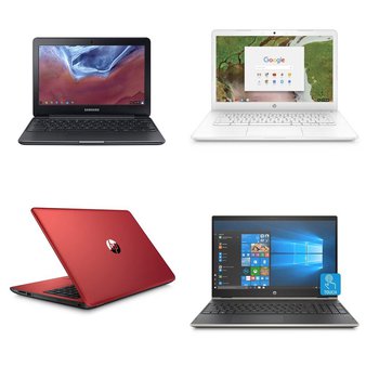 24 Pcs – Laptop Computers – (GRADE A – No Battery) – HP, Samsung