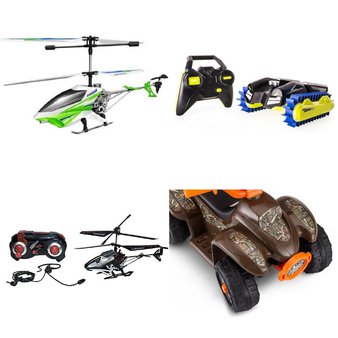 Pallet – 33 Pcs – Drones, RC Vehicles & Powered Toys – Customer Returns – AULDEY, Exploiter, Kid Trax, Air Hogs