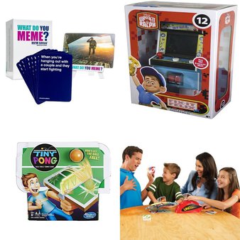 37 Pcs – Toys Lego & Puzzle – Used, New, Like New – Retail Ready – What Do You Meme?, Hasbro, Cardinal, Arcade Classics