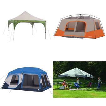 Pallet – 9 Pcs – Camping & Hiking, Hunting – Customer Returns – Ozark Trail, Coleman, Wildgame Innovations – BA Products