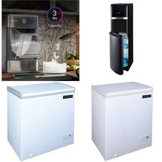 CLEARANCE! Pallet - 6 Pcs - Freezers, Refrigerators, Bar Refrigerators & Water Coolers - Customer Returns - Thomson, Galanz, GE, Frigidaire