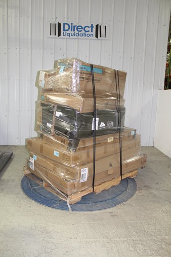 6 Pallets – 75 Pcs – New Cycling & Bicycles, Firearms, Exercise & Fitness, Camping & Hiking – New and New Damaged Box – Walmart