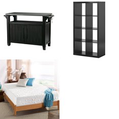 Pallet - 4 Pcs - Dining Room & Kitchen, Mattresses, Storage & Organization - Customer Returns - Keter, Spa Sensations, Better Homes & Gardens