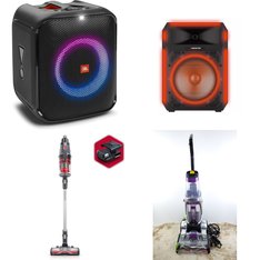 Pallet - 13 Pcs - Portable Speakers, Vacuums, Not Powered - Customer Returns - Monster, Bissell, JBL, Hoover