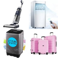 Pallet - 15 Pcs - Vacuums, Unsorted, Living Room, Luggage - Customer Returns - INSE, KRIB BLING, SUPERJARE, Tineco