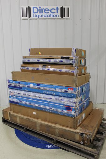 4 Pallets – 28 Pcs – TVs – Tested NOT WORKING (Cracked Display) – VIZIO, TCL, Onn, Samsung