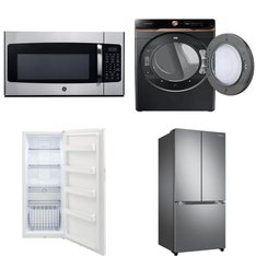 4 Pcs - Microwaves, Freezers - Like New - GE, Frigidaire, Samsung, Samsung Electronics