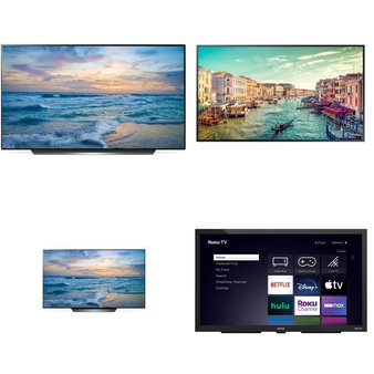 Flash Sale! 6 Pcs – LED/LCD TVs (48″ – 85″) – Refurbished (GRADE A, GRADE B) – LG, Element Electronics, Samsung, VIZIO