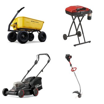 Pallet – 11 Pcs – Mowers, Other, Trimmers & Edgers, Grills & Outdoor Cooking – Customer Returns – Hyper Tough, Gorilla Carts, Applica, Ozark Trail