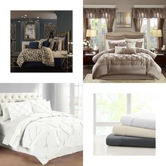 6 Pallets - 581 Pcs - Rugs & Mats, Curtains & Window Coverings, Blankets, Throws & Quilts, Bedding Sets - Mixed Conditions - Unmanifested Home, Window, and Rugs, Unmanifested Bedding, Fieldcrest, Madison Park