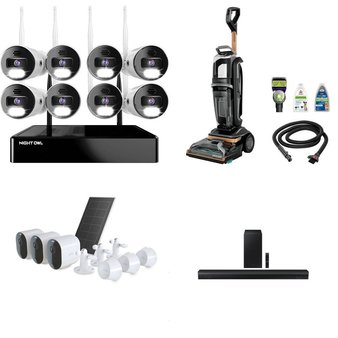 Pallet – 28 Pcs – Speakers, Vacuums, Security & Surveillance – Customer Returns – HISENSE, Hoover, Night Owl, onn.