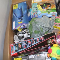 1 Parcel Box - 21 Pcs - Vehicles, Trains & RC, Stuffed Animals, Boardgames, Puzzles & Building Blocks - OPEN BOX UNTESTED RETURNS - Walmart