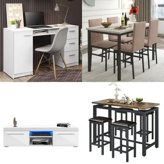 Pallet – 10 Pcs – Dining Room & Kitchen, Luggage, Office, TV Stands, Wall Mounts & Entertainment Centers – Customer Returns – SEGMART, Ginza Travel, LXingStore, FCH